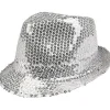Glitterhat, Unisex, Diskotøj, Diskotilbehør, Karneval, Udklædning, Temafest, Temafest - hvid