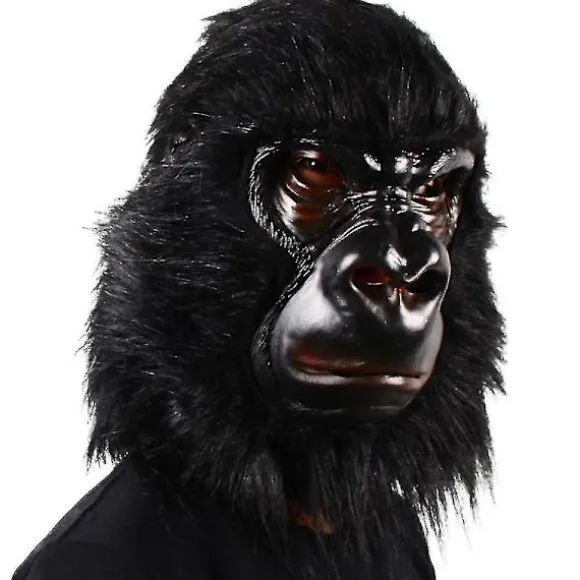Gorilla Maske Abe Maske Halloween Sort Gorilla Latex Maske Halloween Dyremaske