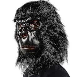 Gorilla Maske Abe Maske Halloween Sort Gorilla Latex Maske Halloween Dyremaske