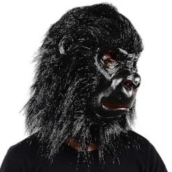 Gorilla Maske Abe Maske Halloween Sort Gorilla Latex Maske Halloween Dyremaske