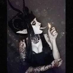 Gotisk Antilope Fårehorn Hoops Pandebånd Skovdyr Vædder Udstilling Cosplay Deluxe Kostume Horn