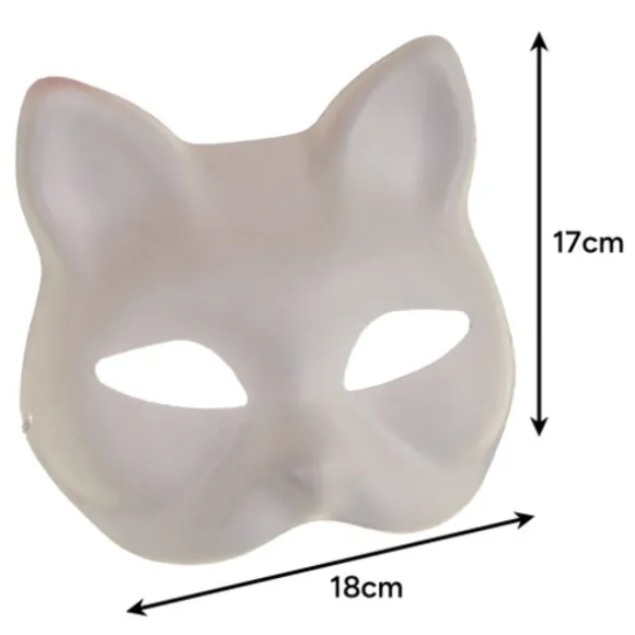 Gør-det-selv kattemasker sæt, 6 dele med tilbehør