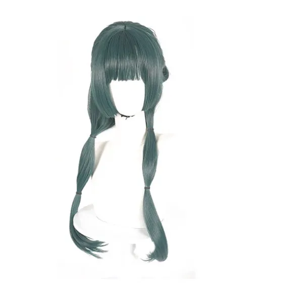 Grøn Cosplay Paryk - Varmebestandigt Anime Hår med Justerbar Pasform
