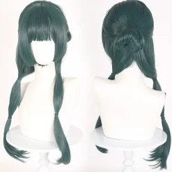 Grøn Cosplay Paryk - Varmebestandigt Anime Hår med Justerbar Pasform