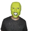 Grøn Latex Maske Jim Carrey Film Maskerade Loki The Mask Halloween Tilbehør