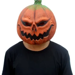 Græskarmaske Uhyggelig Latex Fuld Hovedmaske Fancy Dress Fugleskræmsel Dec