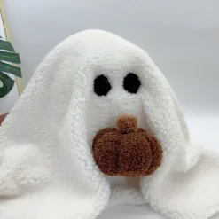 Gus Spøgelset med Græskar Pude Halloween Søde Spøgelsesplys Legetøj Gaver