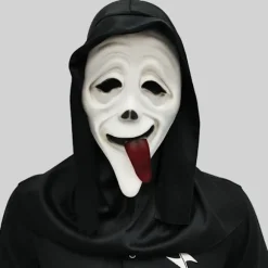 Gysermaske - Halloween Cosplay Gyser Sjov Spøgelsesmaske - Scream Maske B
