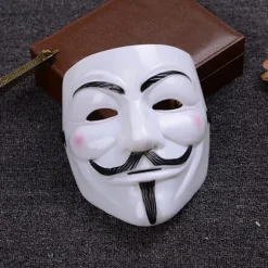 Hacker Maske V for Vendetta Maske til Børn Kvinder Mænd Halloween Kostume