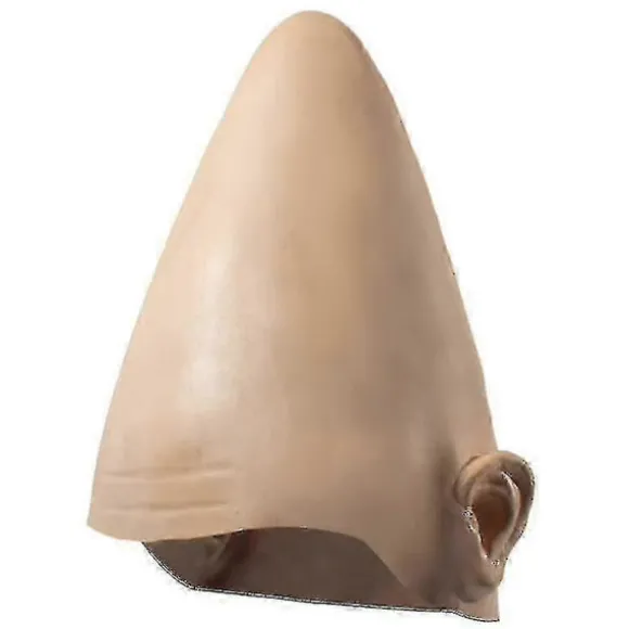 Halloween Alien Keglehoveder Æggehoved Hovedbeklædning Maske Horror Hjelm Latex Maske Hovedbeklædning Kostume Feriefest Cosplay Dekoration-lingling} | Fyndiq