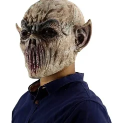Halloween Alien Latex Maske Åndbar Fuld Ansigts Hovedbeklædning Skræmmende Cosplay Kostume Rekvisit