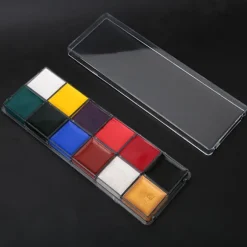 Halloween ansigts- og kropsmaling Makeup Sæt - 12 farver oliefarve (Ikke giftig)