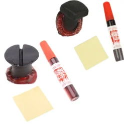 Halloween Blodige Ar Patch Sæt Zombie-tema Fest Fotorekvisitter Dekormateriale til Halloween Piger Drenge Makeup Party Hidden wound - A