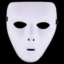 Halloween Cool PVC Kamen Rider Ghost Dance Hip Hop Maske Hvid N A4