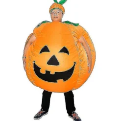 Halloween Cosplay Græskar Oppustelig Kostume Voksne Halloween Party Sceneoptræden O-AM (FMY)