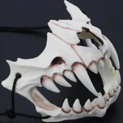 Halloween Cosplay Harpiksmaske Den Japanske Drage Gud Maske Dyrtema Fest Dyreskelet Halvmaske