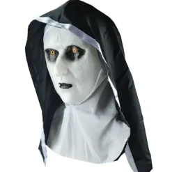 Halloween Dekoration Gyser Maske Grimace Nonne Maske Hætte Trick Gyser Maske Performance Rekvisitter