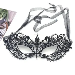 Halloween dekoration, Party Blonde Maske Halloween Halvansigt Styling og Sexet Kostume Par