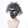 Halloween fest krøllet hår dyr horror maske latex spøgelse festival blød simulation hovedbeklædning klæde sig ud