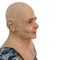 Halloween Gammel Kvinde Latex Maskerade Maske Fest Udklædning Cosplay Prop 2025.