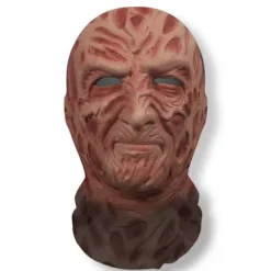 Halloween Ghost Face 3D-printet maske stræknet fuld ansigtsmaske A9