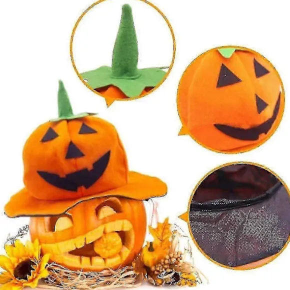 Halloween Græskar Hat Jack-o'-lantern Hat Halloween Hat