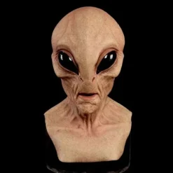 Halloween Grusom Alien Cosplay Fuld Hovedmaske Horror Fest Realistisk Udklædning Latex Maske Kostume Rekvisit