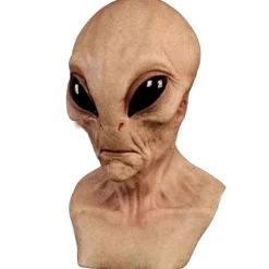 Halloween Grusom Alien Cosplay Fuld Hovedmaske Horror Fest Realistisk Udklædning Latex Maske Kostume Rekvisit
