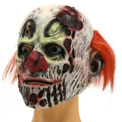 Halloween Gyser Ond Klovn Maske Horror Ansigt Zombie Maske