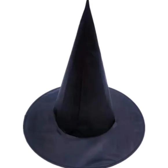 Halloween Hat Sort Oxford Klæde Heks Hat Makeup Harry Potter P
