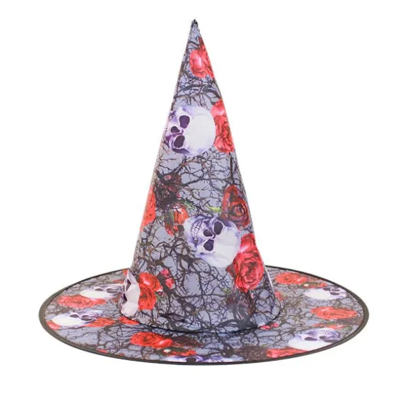 Halloween Heksehat Plisseret Troldmandshat 7 7 7