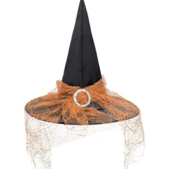 Halloween Heksehat til Kvinder Spids Blonde Halloween Kostumetilbehør til Fest