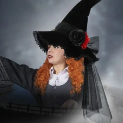 Halloween Hexehatte til Kvinder Hexehatte til Kvinder 黑