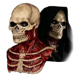 Halloween Horror Blod Kranie Maske Hovedbeklædning Kranie Skelet Kranie Latex Maske Cosplay Rekvisitter