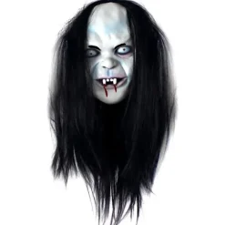 Halloween Horror Grimace Ghost Maske Langt Hår Paryk Grudge Sadako G
