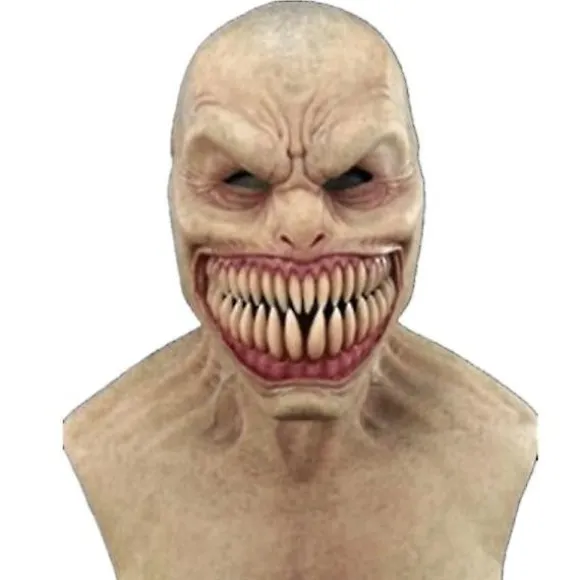 Halloween Horror Hovedbeklædning Latex Klovnemaske Djævel Ansigtsmaske Terror Uhyggelig Halloween Maske ??