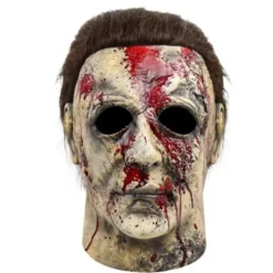 Halloween Horror Maske, Blodig Maske Halloween Dødningehovedmaske B-FA- B