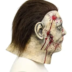 Halloween Horror Maske, Blodig Maske Halloween Dødningehovedmaske B-FA- B