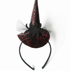 Halloween Hovedbeklædning Heks Hår Edderkop Hårbøjle til Dekoration 4 stk Sæt[HK]