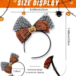 Halloween Hovedbeklædning Spøgelse Edderkop Web Hoved Pop Hovedbånd Prinsesse Hoved Pop Halloween Glad Hår Tilbehør Cosplay Fest Dekoration 2 Stykker | Fyndiq