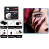 Halloween kosmetisk taske simulering plasma hud voks formning ar w