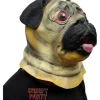 Halloween Kostume Fest Dyrehoved Latex Maske Mops Hund