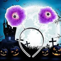 Halloween Kostume Sæt Tryllestav Skræmmende Øjeæble Hovedbeklædning Flagermus Nederdel Øjeæbler Hovedbøjle til Karneval Halloween Tema Fest (hovedbeklædning) | Fyndiq