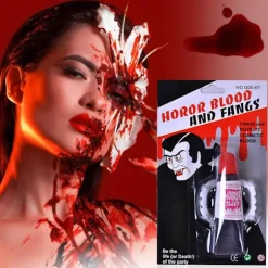 Halloween Kunstig Plasma Ækle Opkast Blod Spøg Legetøj 15ml