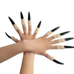 Halloween Lang Hekse Næse Props Spøgelse Finger Negl Cosplay DI A