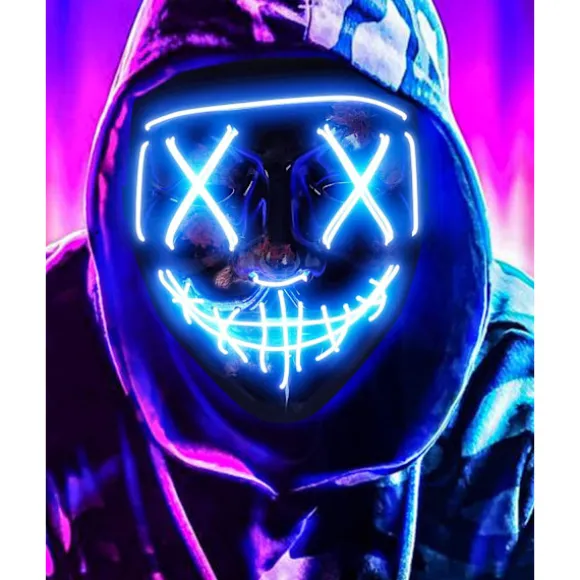 Halloween LED Horror Cool Modemaske