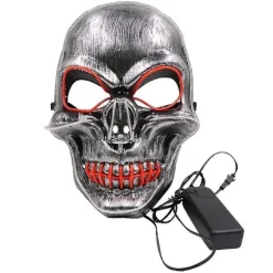 Halloween LED Maske Lys Op Skræmmende Maske Style 1