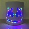Halloween lysende maske led glødende eva sukkerspin hovedbeklædning pe
