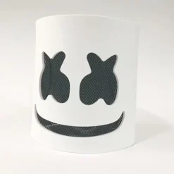 Halloween lysende maske led glødende eva sukkerspin hovedbeklædning pe