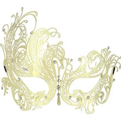 Halloween Maske - Mardi Gras Party Maske - Metal Dame Bal Maske